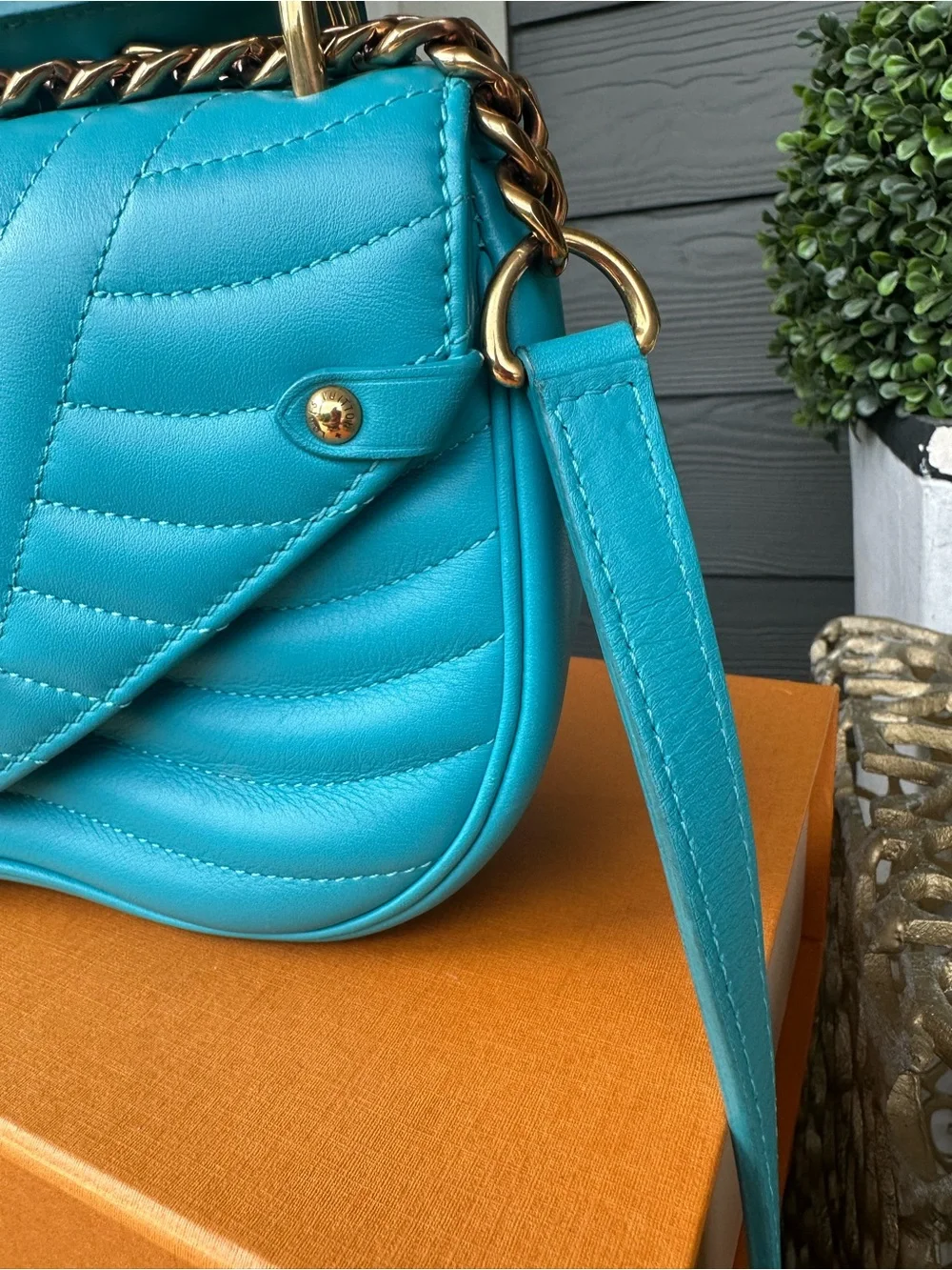 Louis Vuitton Turquoise New Wave Bag
